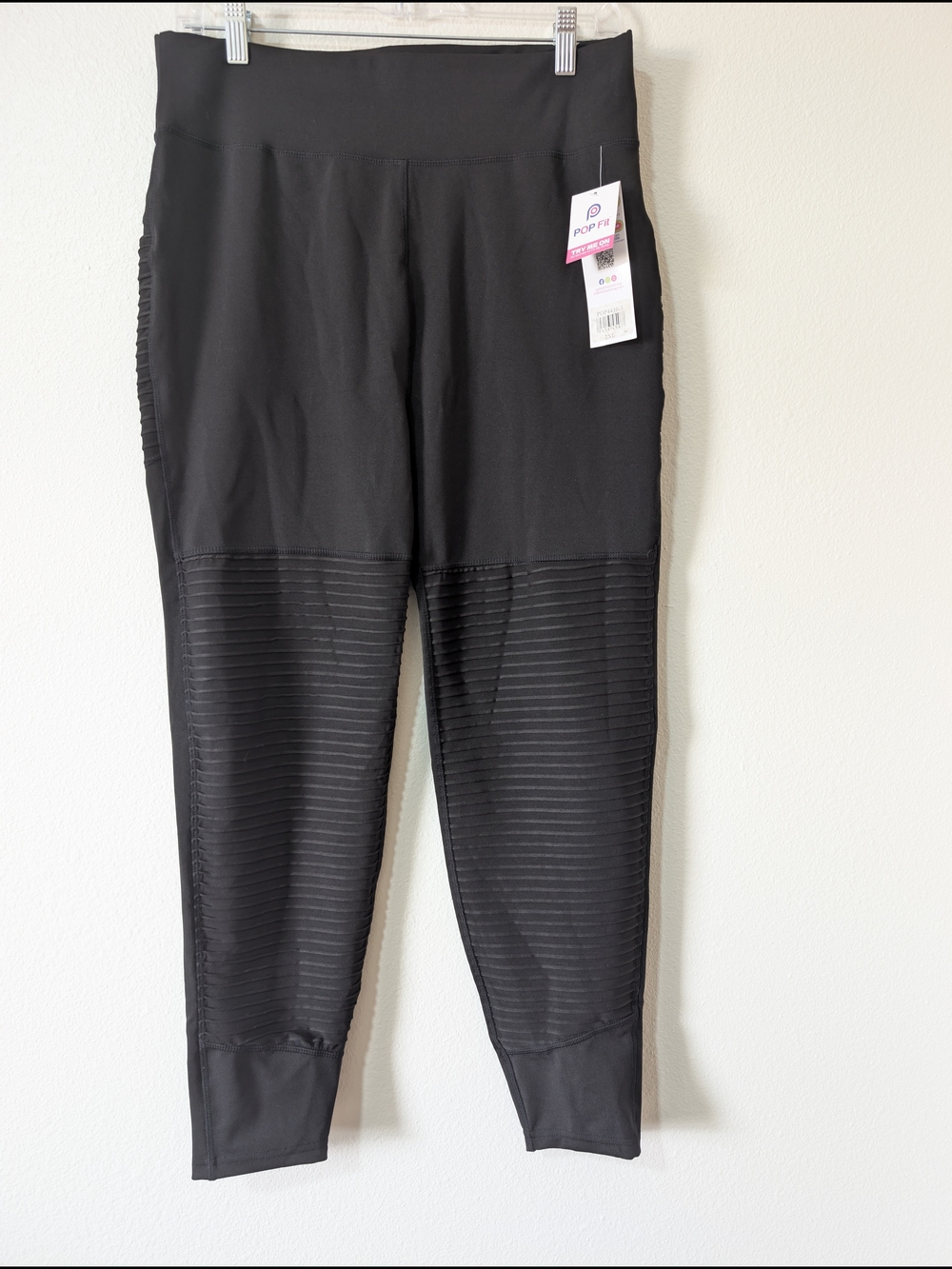 POP Fit Women's Black Active Compression Pants